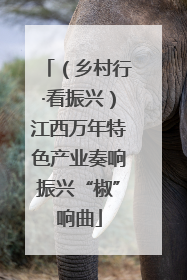 （乡村行·看振兴）江西万年特色产业奏响振兴“椒”响曲