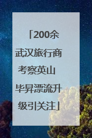 200余武汉旅行商考察英山 毕昇漂流升级引关注