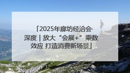 2025年廊坊经洽会·深度｜放大“会展+”乘数效应 打造消费新场景